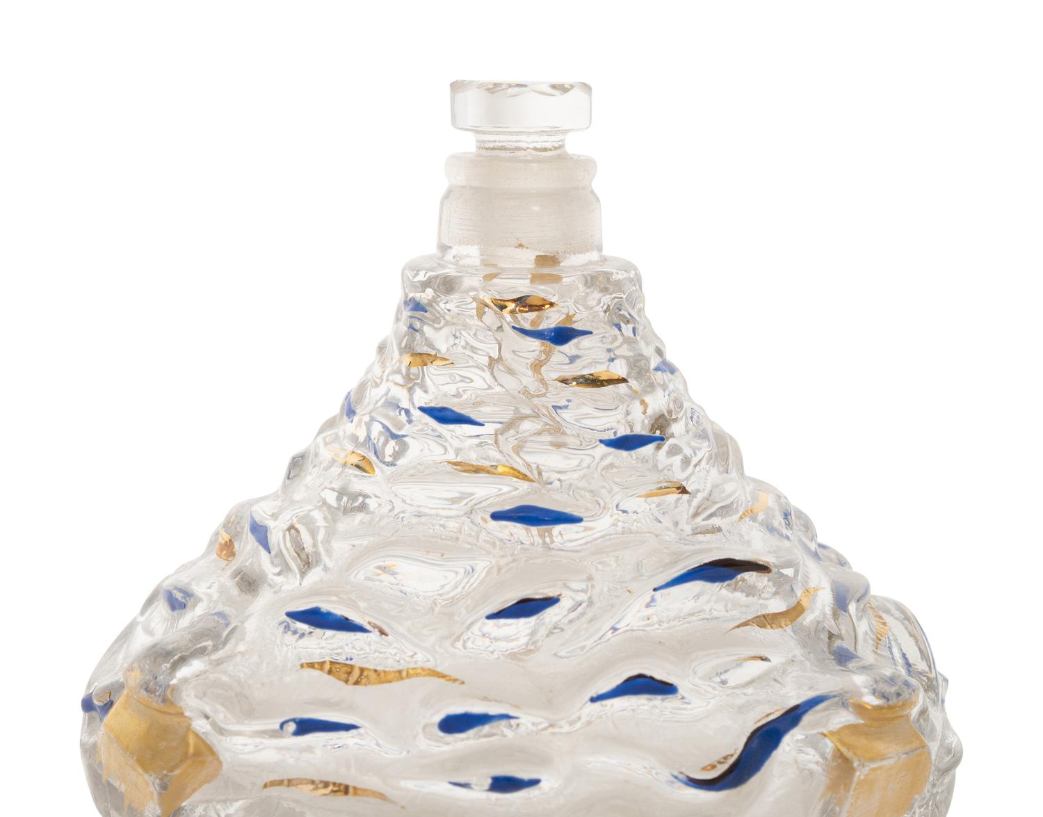A Pair of Baccarat Salvador Dali for Schiaparelli Le Roi Soleil Perfume Bottles