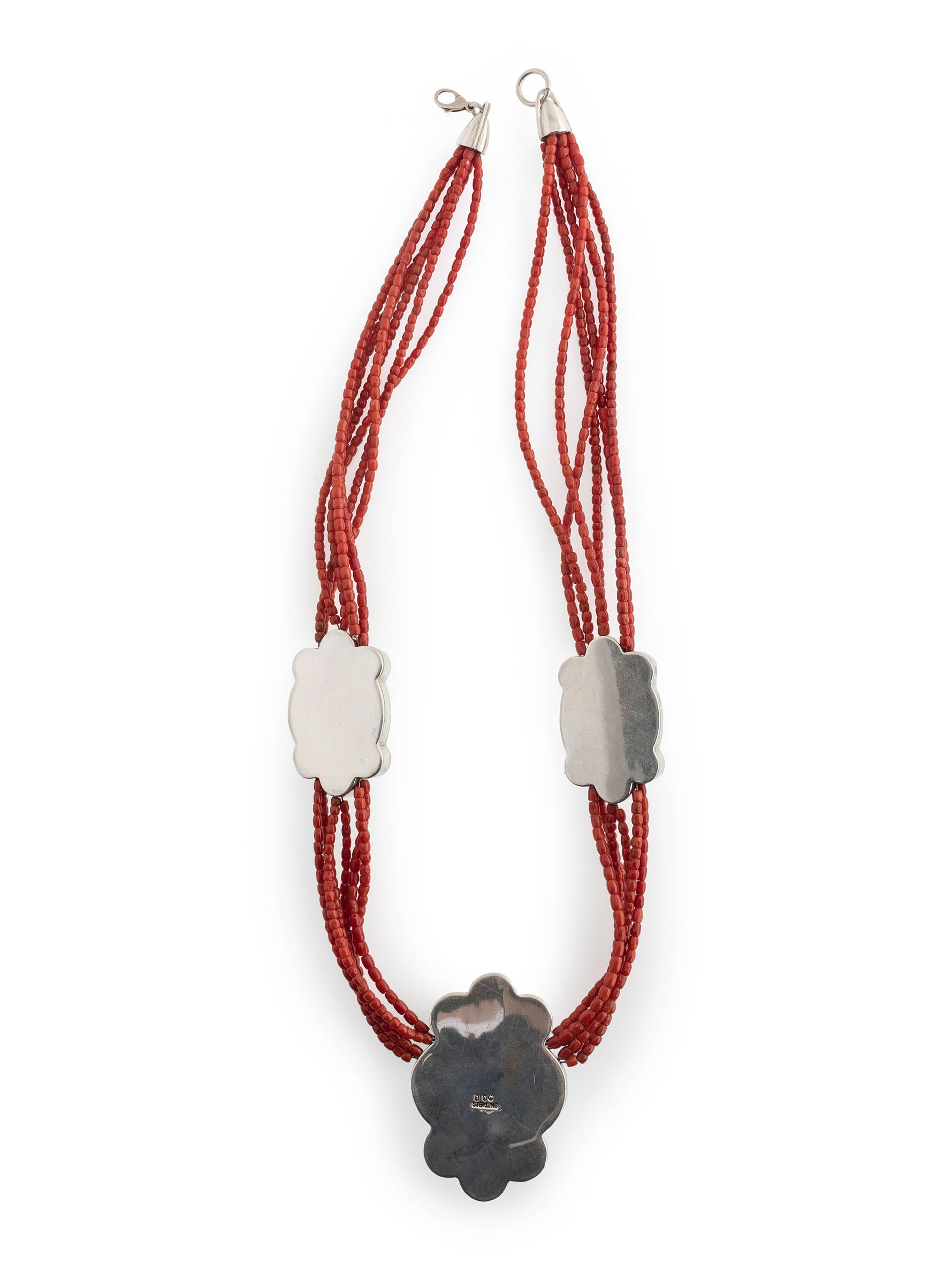 Kewa Multi-Strand Necklace, with Sterling Silver Pendant