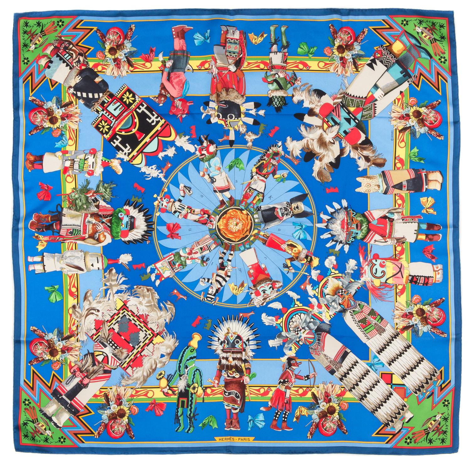 An Hermes 90cm Silk Scarf, 36" x 36"