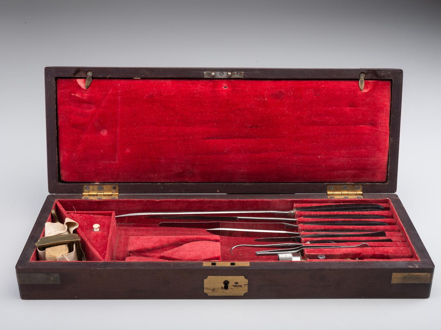 [CIVIL WAR]. War-period amputation kit by H. Hernstein, New York.