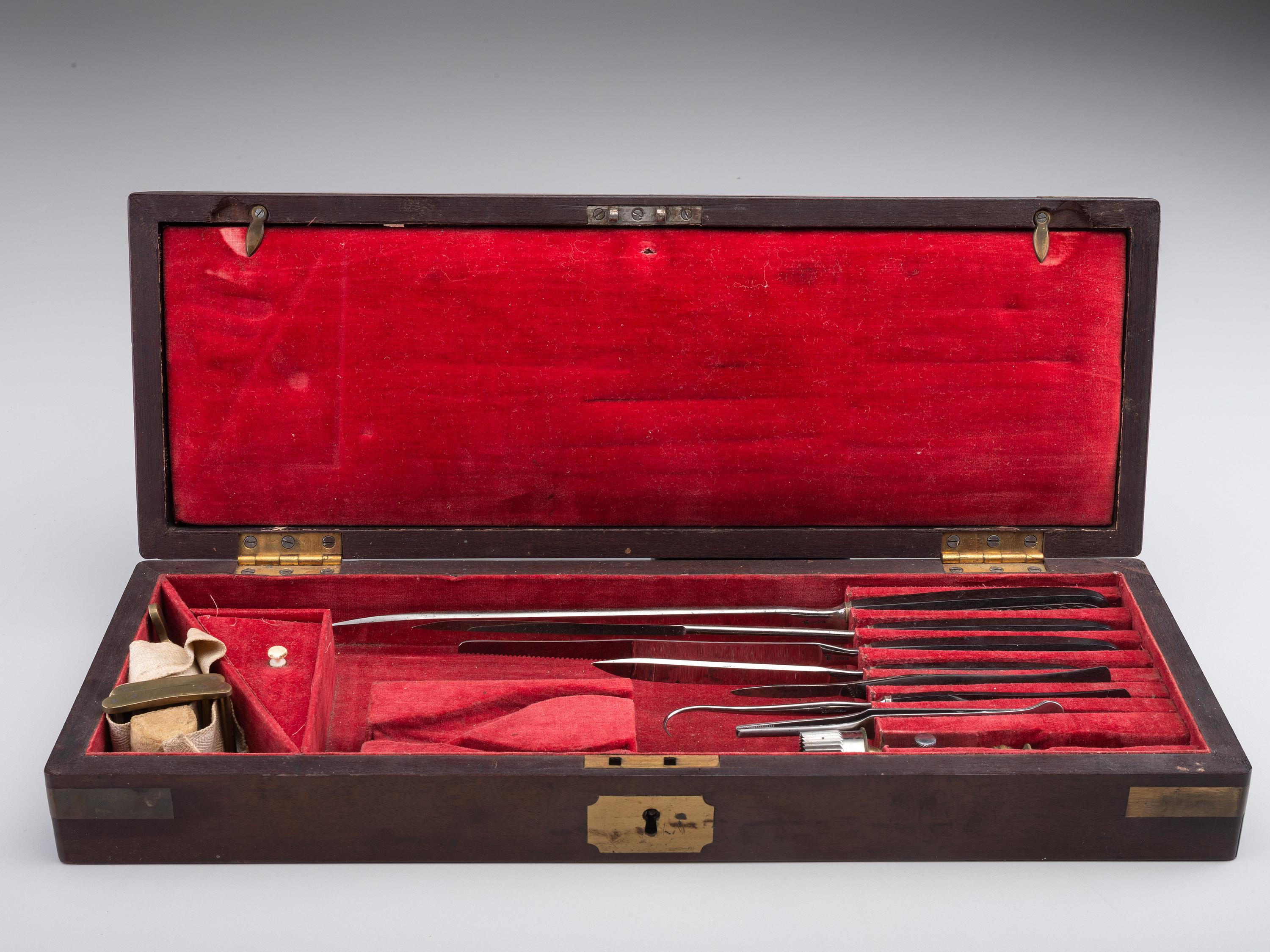 [CIVIL WAR]. War-period amputation kit by H. Hernstein, New York.