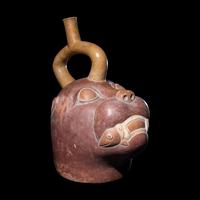 A Moche Sea Lion Effigy Vessel