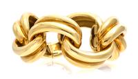 An 18 Karat Yellow Gold Bracelet, 96.90 dwts.