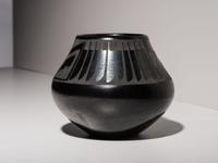 Blackware Jar, with Feathers 1943-1954