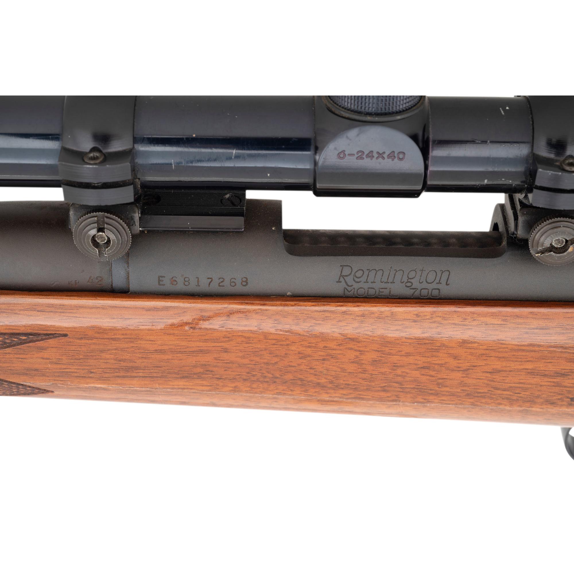 * Remington Model 700 with Tasco 6-24x40 Scope