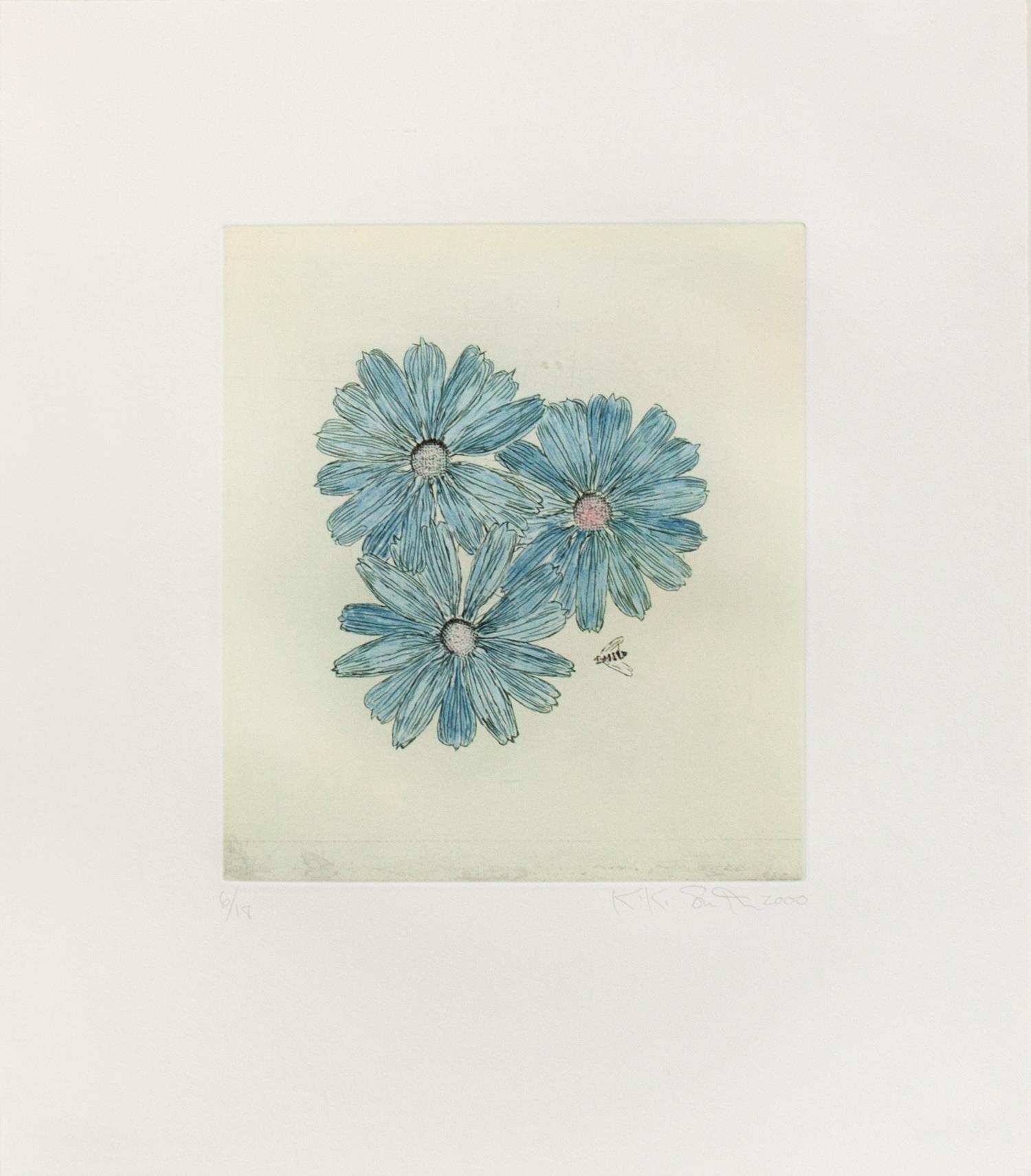 Flower with Bee (the complete portfolio of 6)