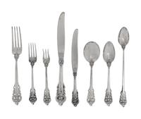 A Wallace Grand Baroque Silver Flatware Service