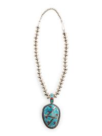 Sterling Silver Necklace, with Reversible Pendant