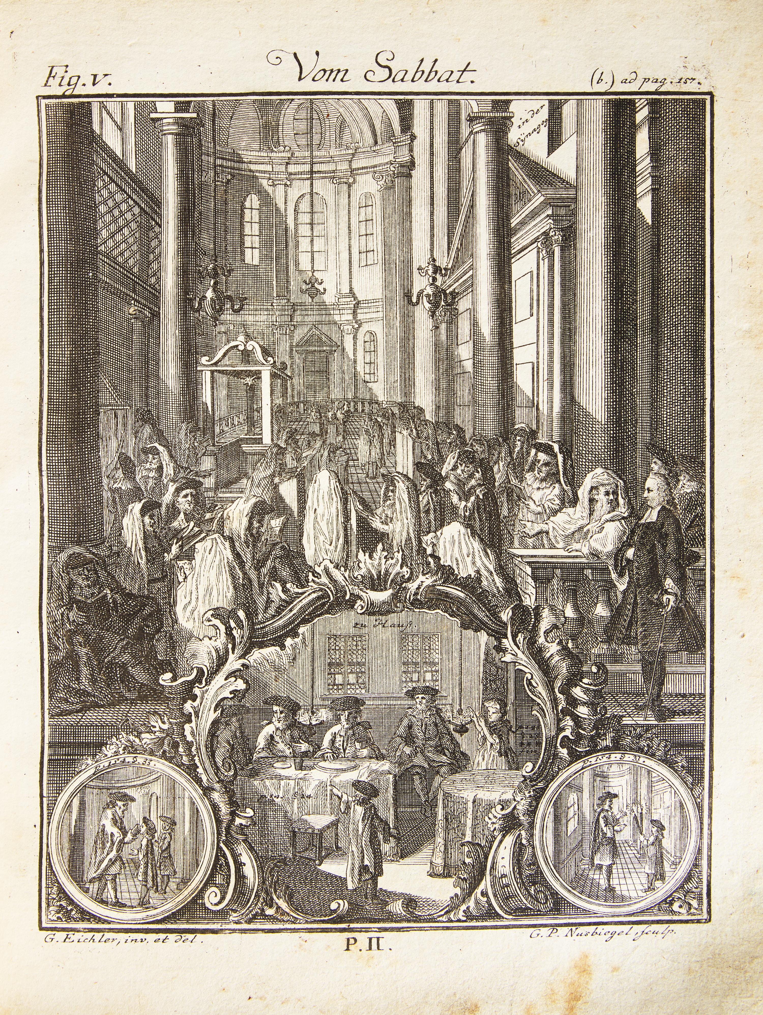 [Judaica] Bodenschatz, Johann Christoph Georg. Kirchliche Verfassung der heutigen Juden sonderlich derer in Deutschland...
