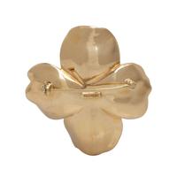 TIFFANY & CO., YELLOW GOLD AND DIAMOND 'DOGWOOD' BROOCH