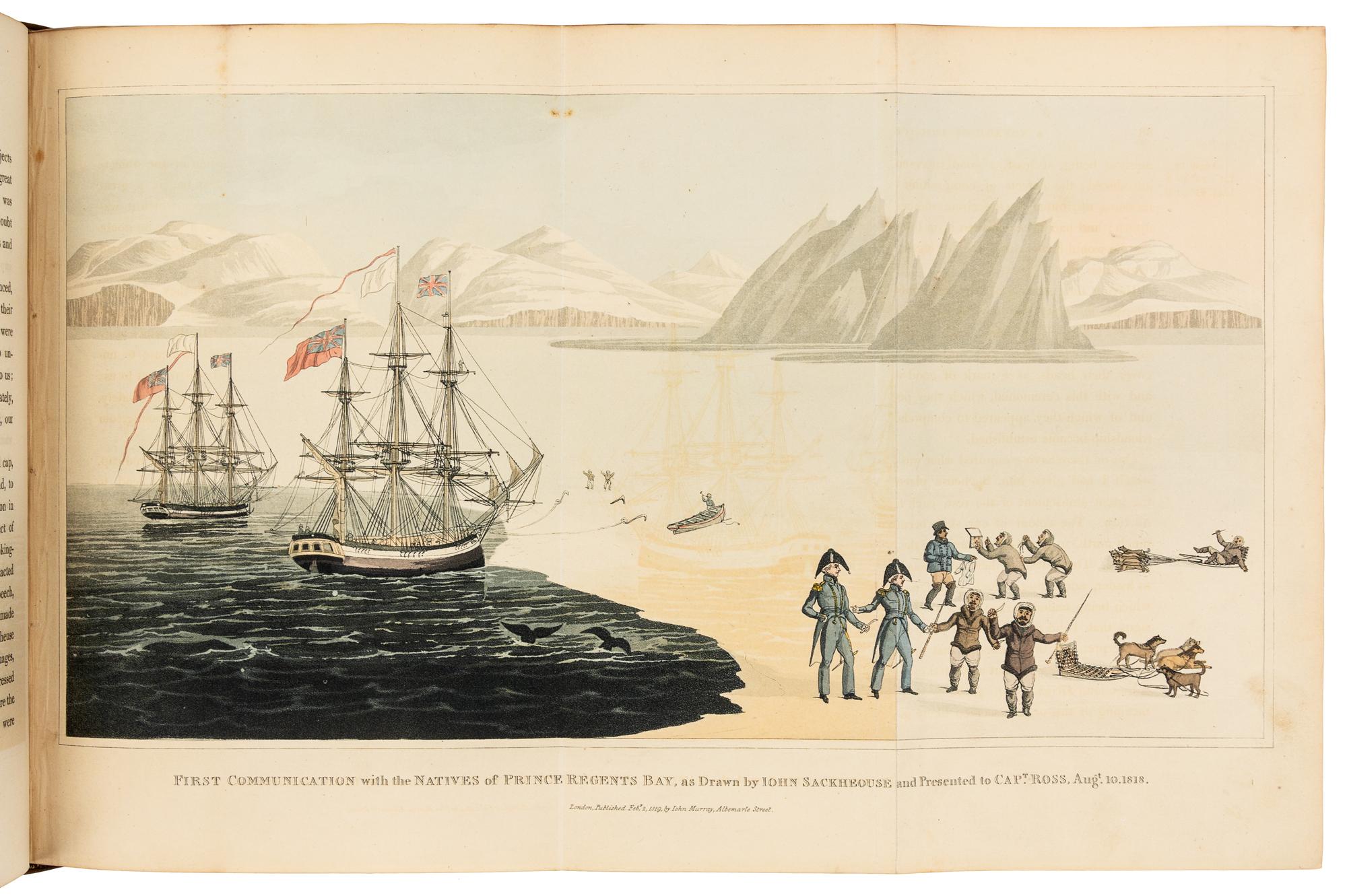 ROSS, John, Sir (1777-1856). A Voyage of Discovery, Made Under the Orders of the Admiralty, in His Majesty's Ships Isabella and Alexand