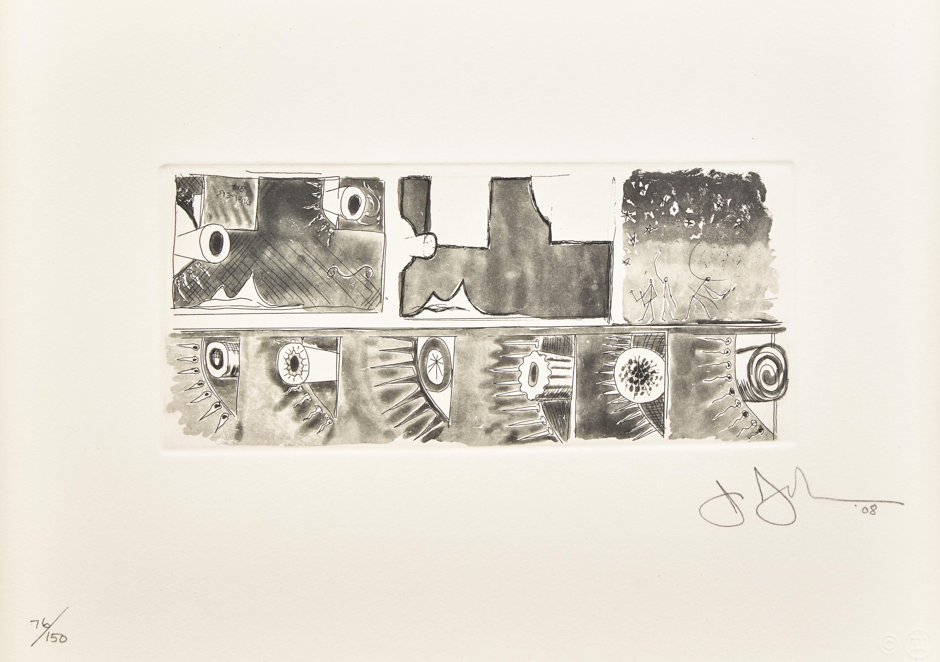 Jasper Johns (American, b. 1930) — Untitled (from Artists for Obama ), 2008