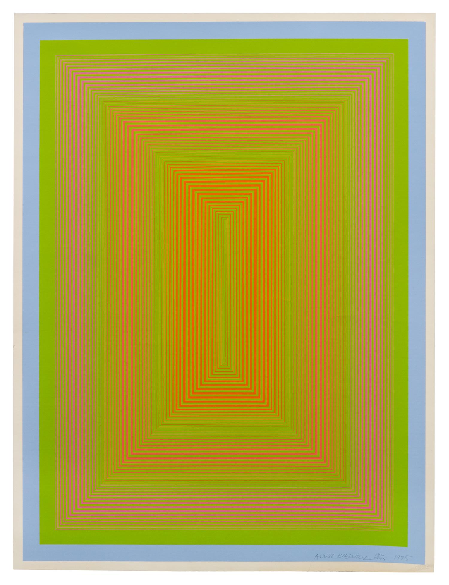 Richard Anuszkiewicz, (American, b. 1930), Untitled, 1975