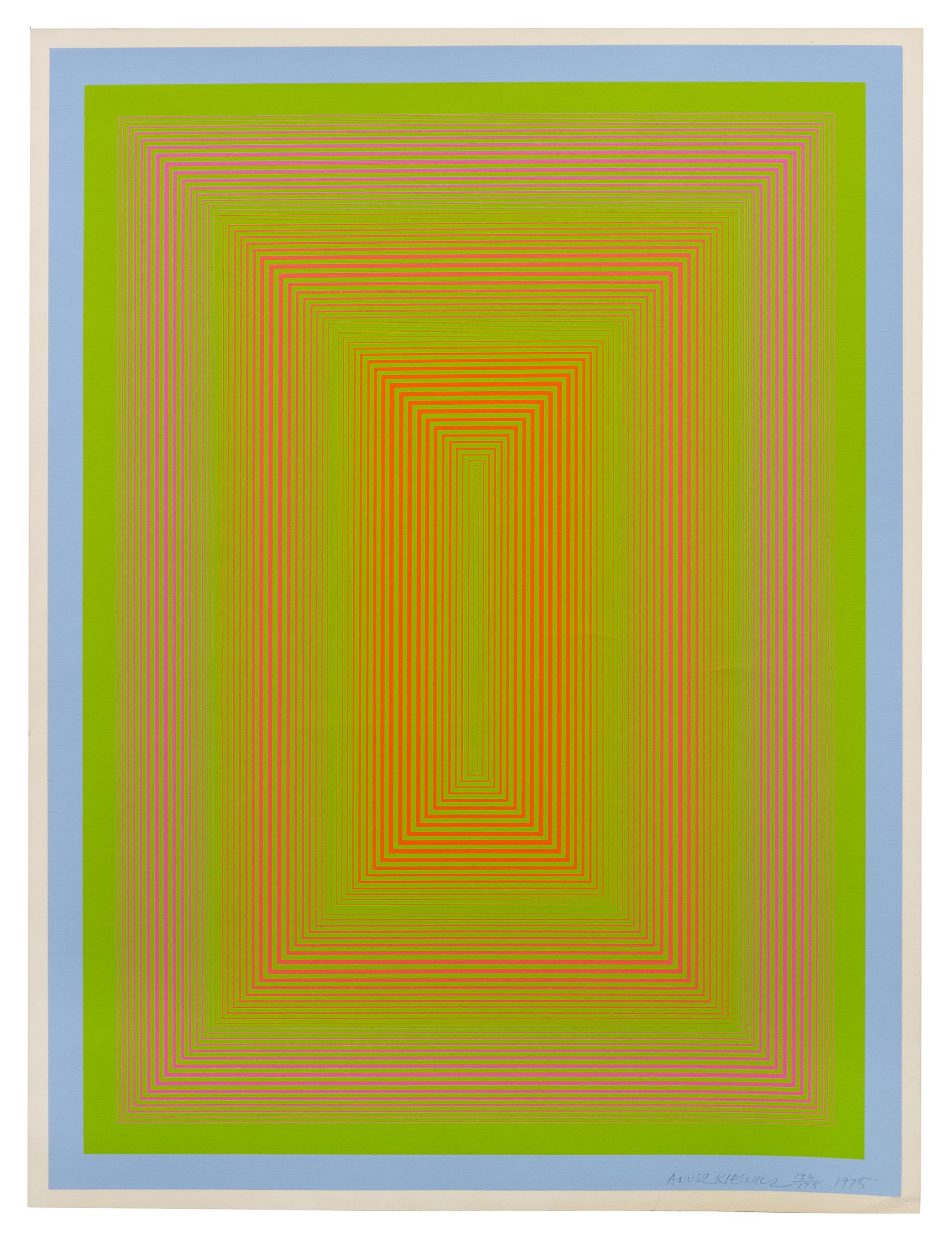 Richard Anuszkiewicz, (American, b. 1930), Untitled, 1975