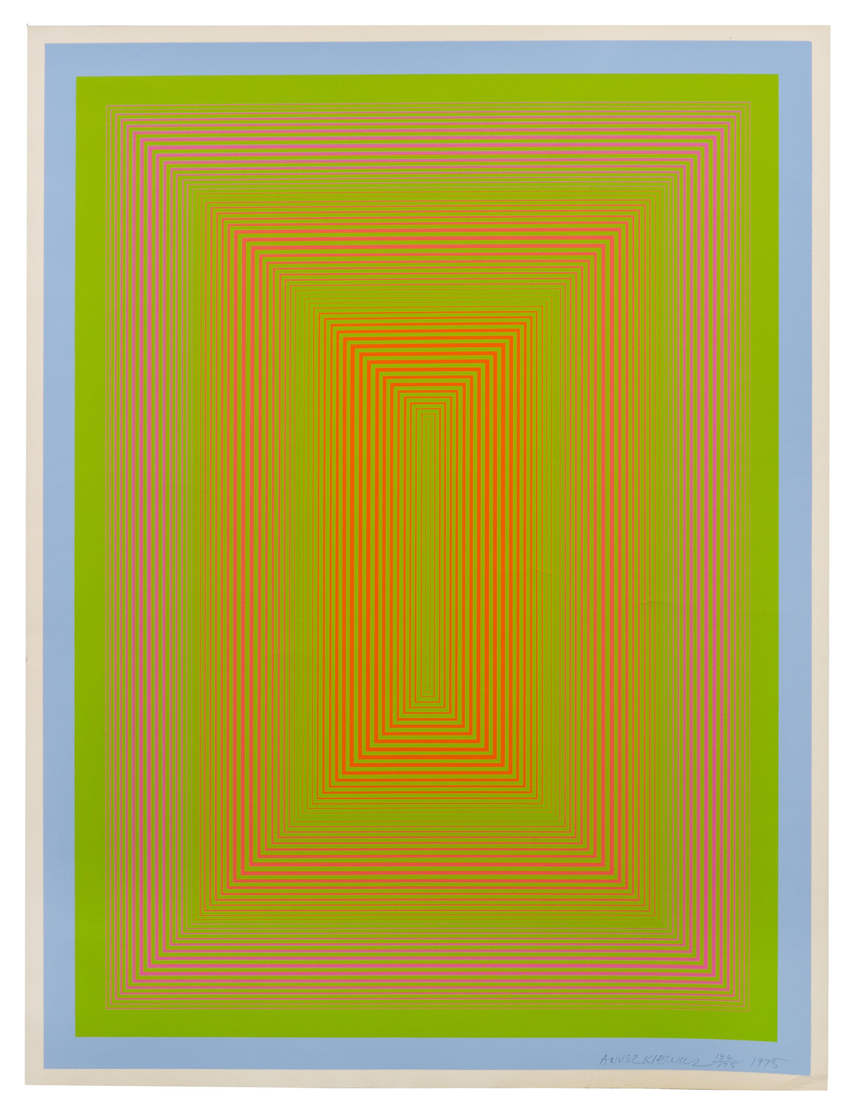 Richard Anuszkiewicz, (American, b. 1930), Untitled, 1975