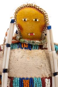 Sioux Beaded Hide Dolls