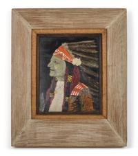 Artist Unknown, (American, 20th Century), Chief in Profile