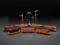 Two Ives Pressed Steel Train Sets