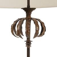 A Cast Bronze "Frond" Floor Lamp