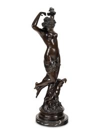 A Continental Bronze Figural Group