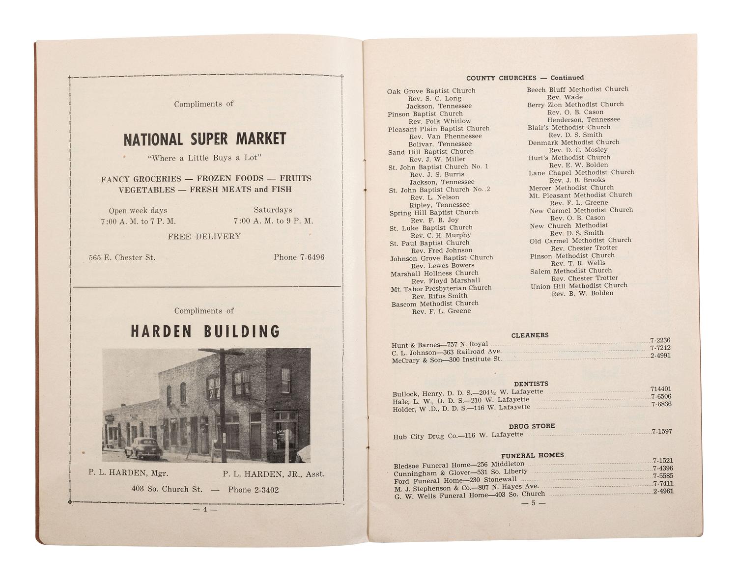 [RELIGION]. A group of items related to African American Baptist churches.