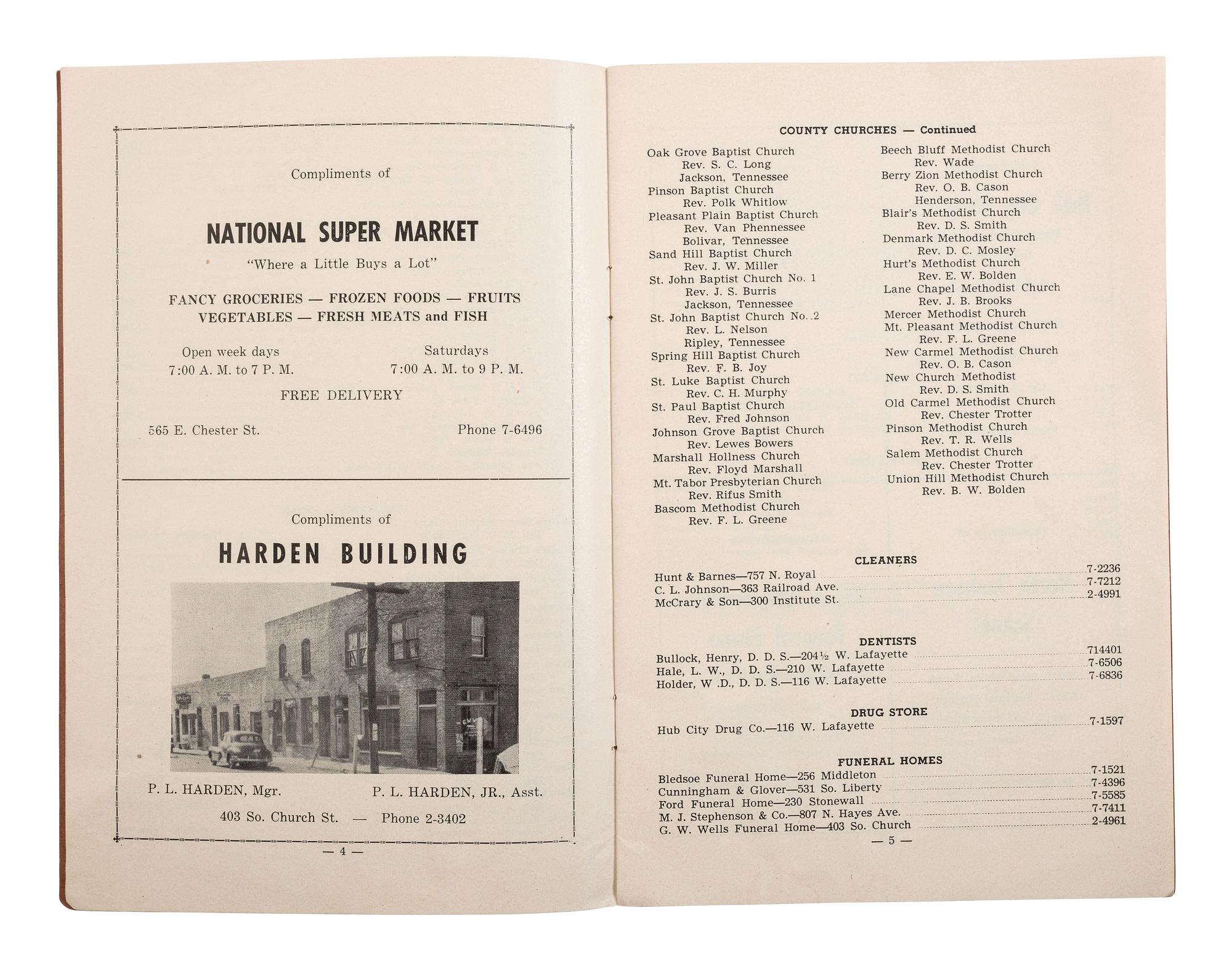 [RELIGION]. A group of items related to African American Baptist churches.