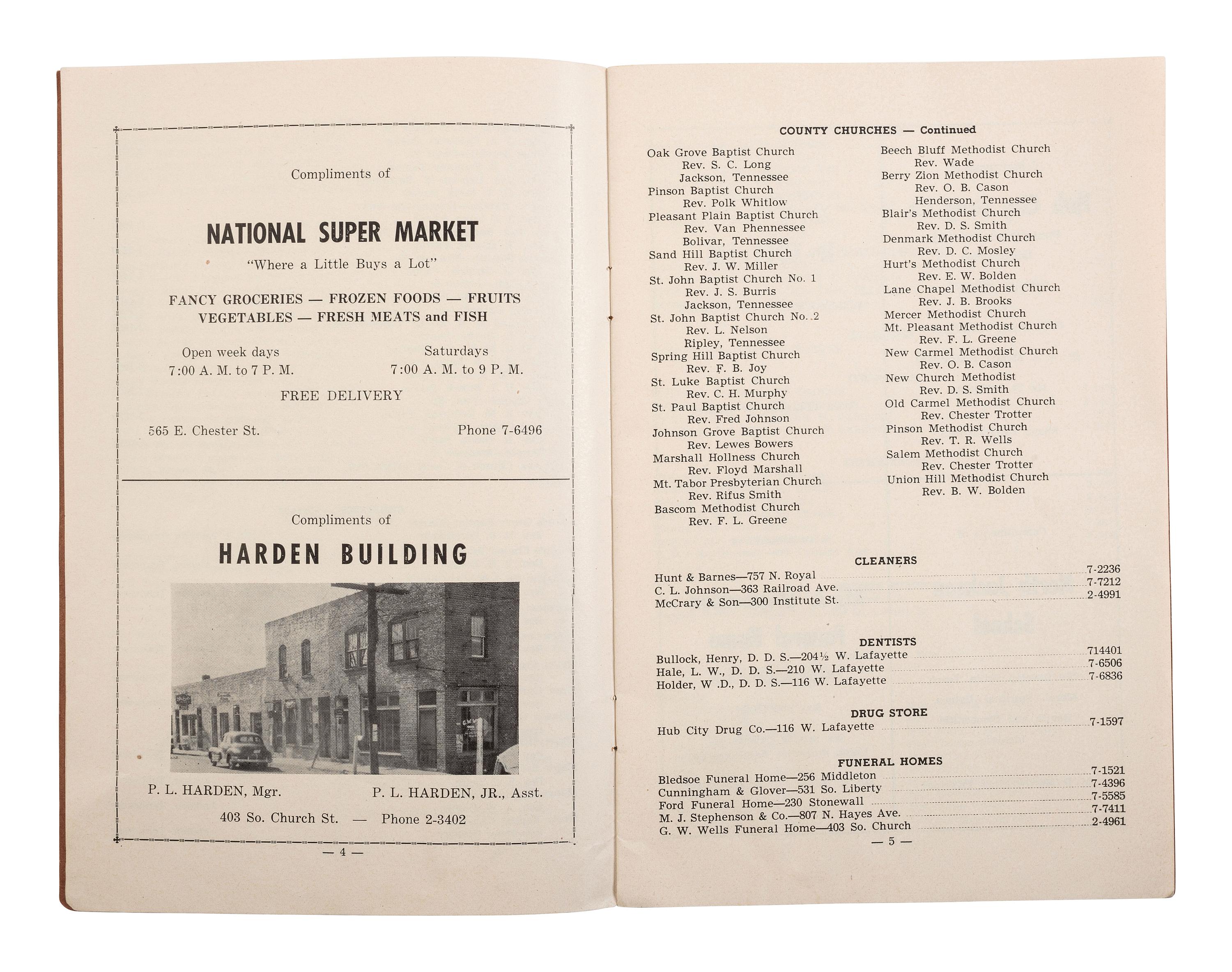 [RELIGION]. A group of items related to African American Baptist churches.