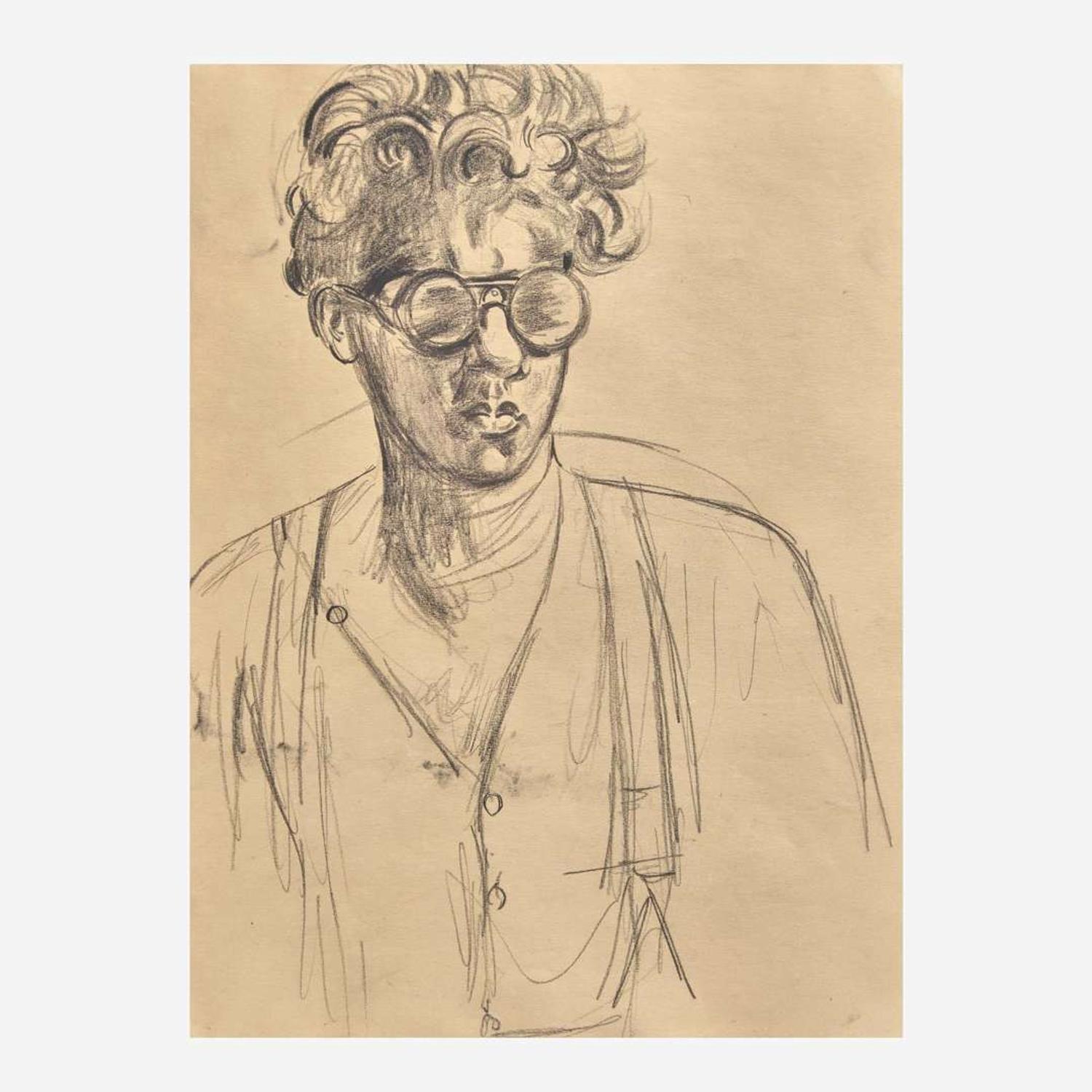 Wyndham Lewis (British, 1882-1957) Head from the Casting Shop