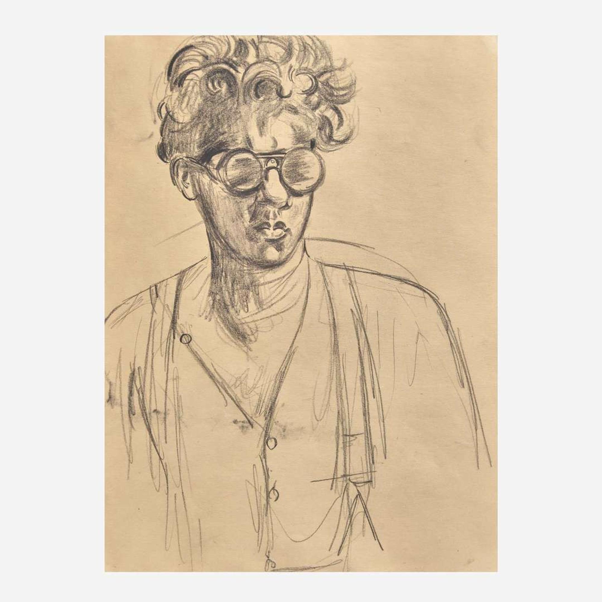 Wyndham Lewis (British, 1882-1957) Head from the Casting Shop