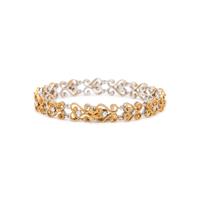 BICOLOR GOLD AND DIAMOND BRACELET