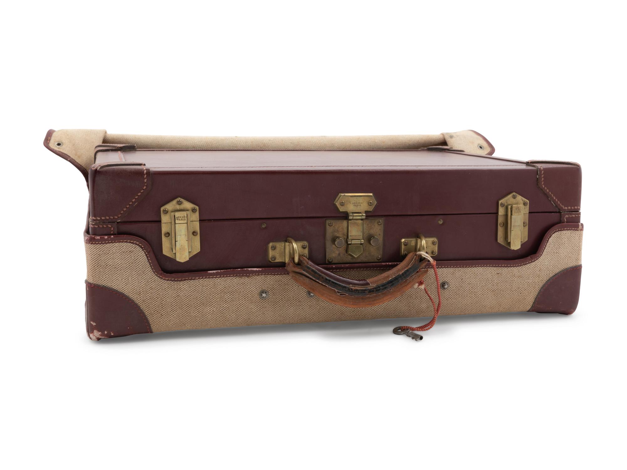 Vintage Hermès Suitcase with Cover
