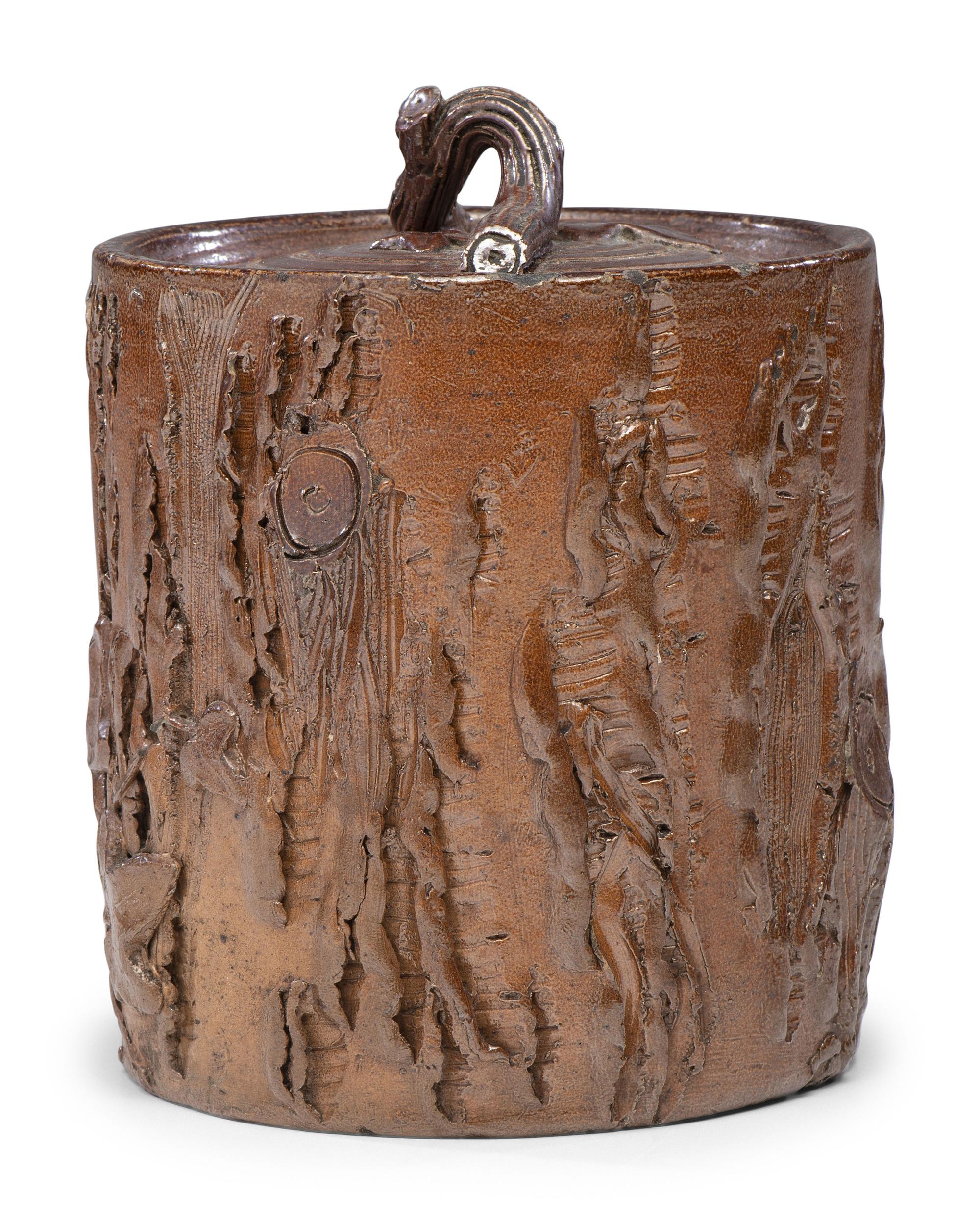 A Rare Stoneware Sugar Canister