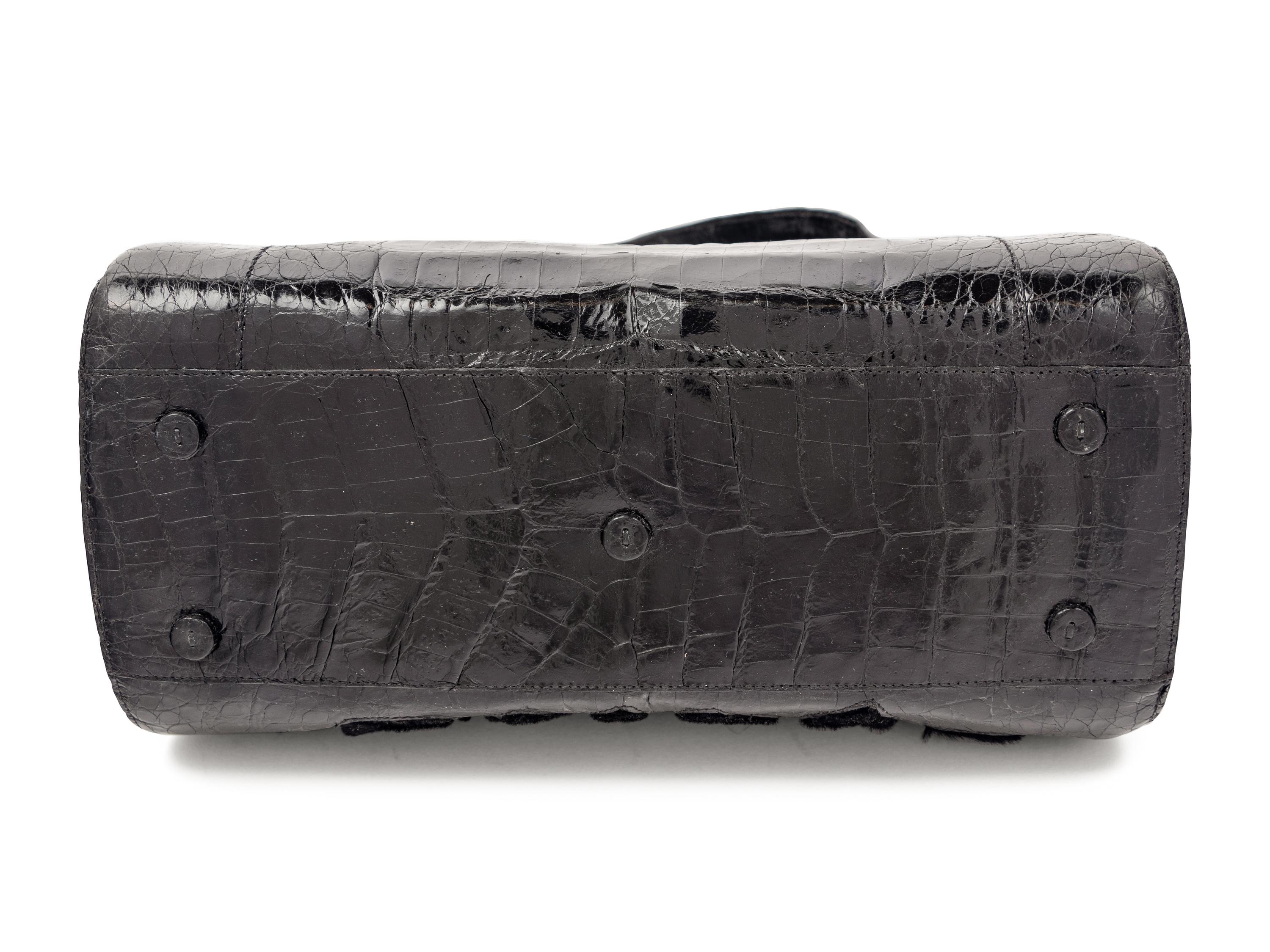 Nancy Gonzalez Alligator and Fur Bag, 2000s
