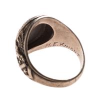 [WORLD WAR I & II]. A group of 6 items, incl. pilots' wings and ring associated with Black Cat Commandos, Pacific Theater.