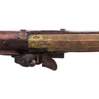 British Board of Ordnance Marked Brass Barreled Flintlock Trade Pistol by Sharpe
