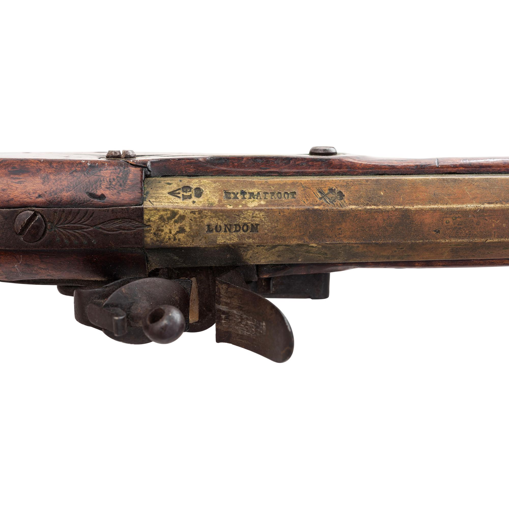 British Board of Ordnance Marked Brass Barreled Flintlock Trade Pistol by Sharpe