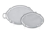 Two American Silver Trays
