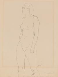 Henry Strater, (American, 1896-1987), A group of four works: San Francisco Pianist, Figure Study, Sea Captain's Daughter, and Burlesque