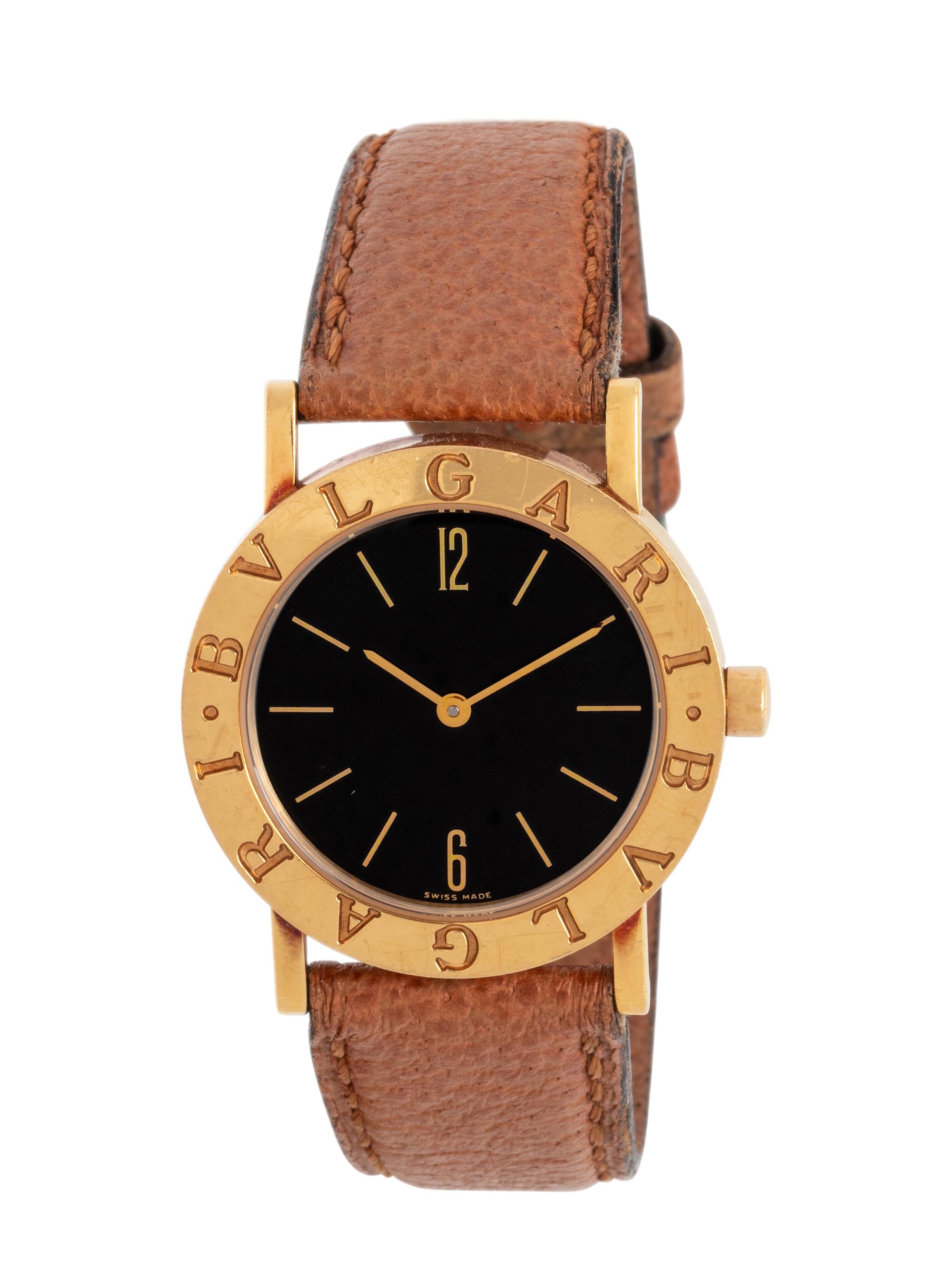 BULGARI, YELLOW GOLD WATCH