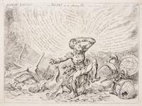 (CARICATURE) GILLRAY, JAMES, et al. A palimpsest with Gillray-era caricatures. Folio, with 50 b/w plates.