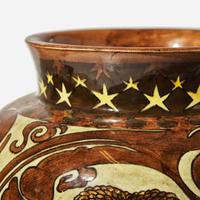 A large Art Nouveau glazed earthenware vase Samuel Shellink (1876-1958), Rozenburg Plateelfabriek (1883-1917), The Hague, Netherlands, 1897