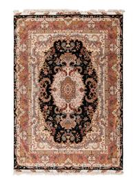 A Qom Silk Rug