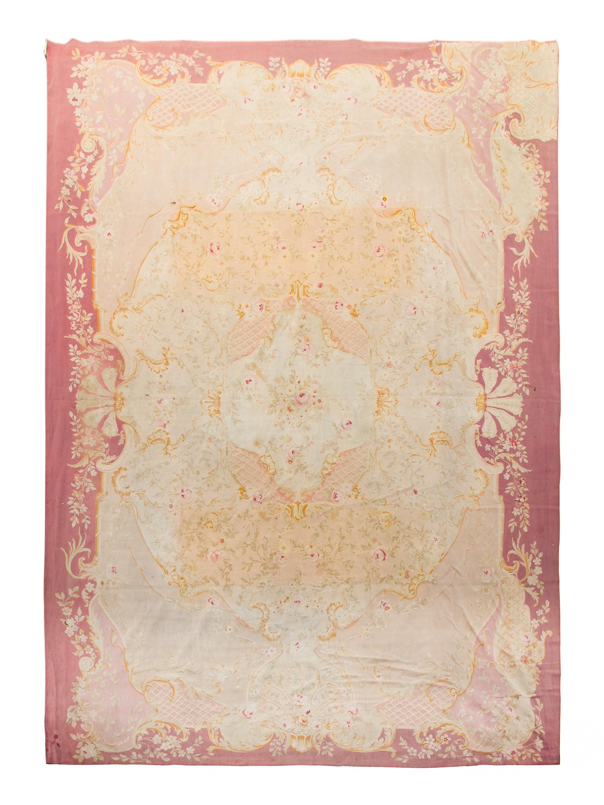 An Aubusson Wool Rug — Circa 1870