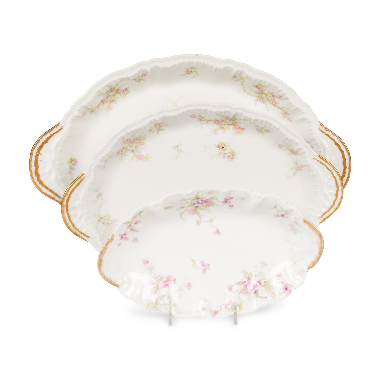 A Havilland-Limoges Porcelain Luncheon Service