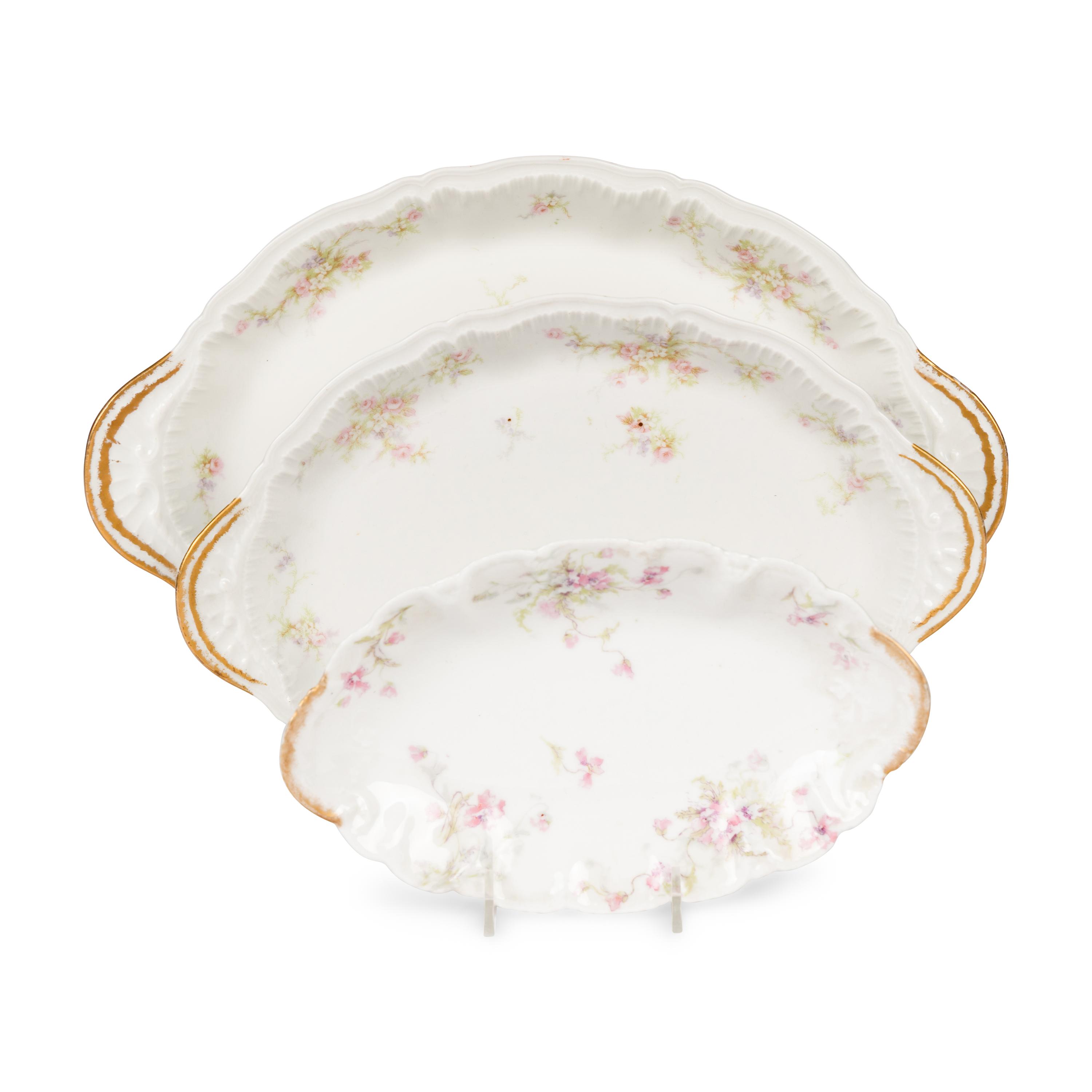 A Havilland-Limoges Porcelain Luncheon Service