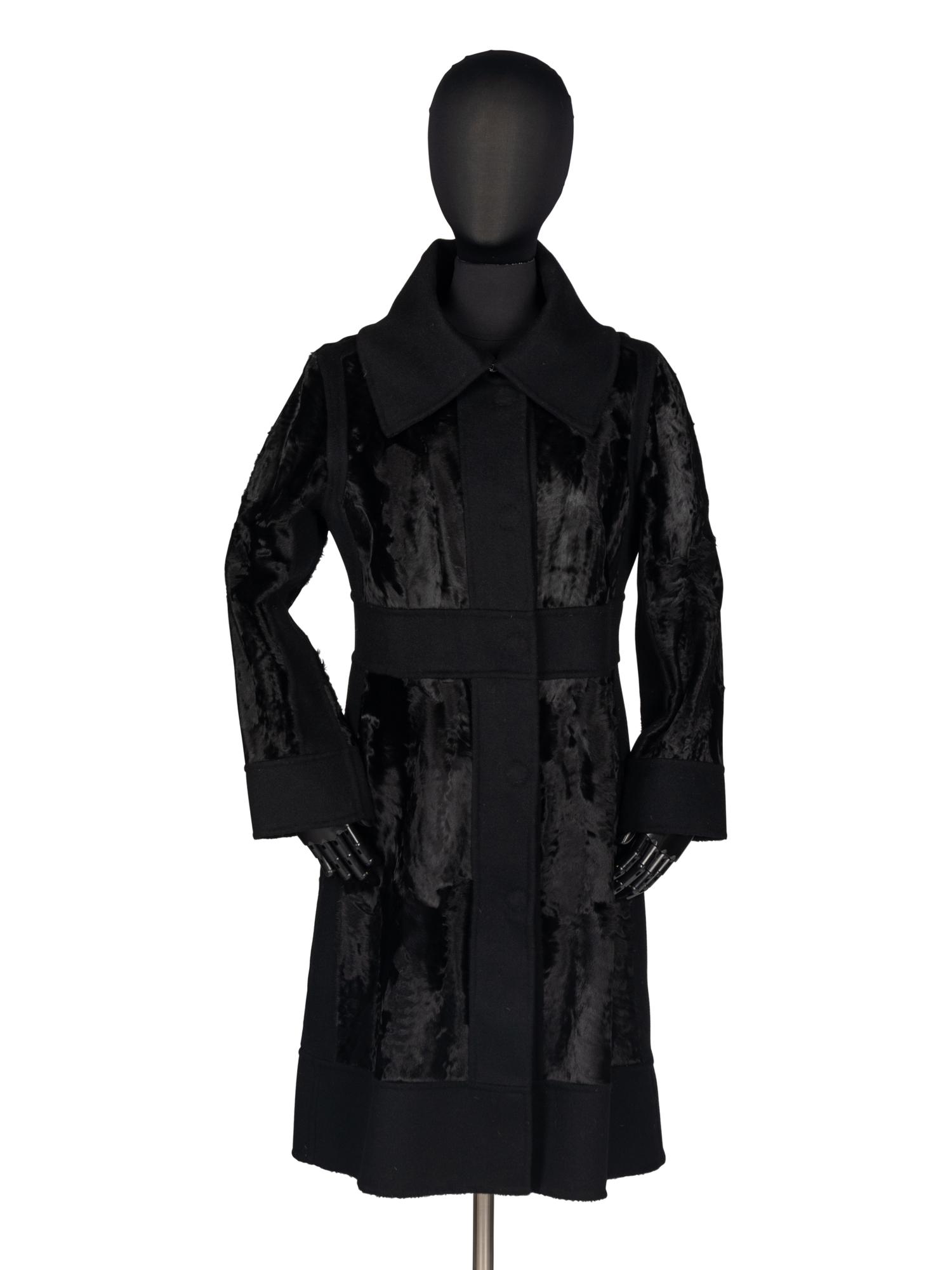J. Mendel Broadtail and Wool Coat