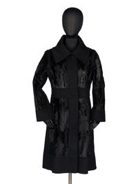 J. Mendel Broadtail and Wool Coat