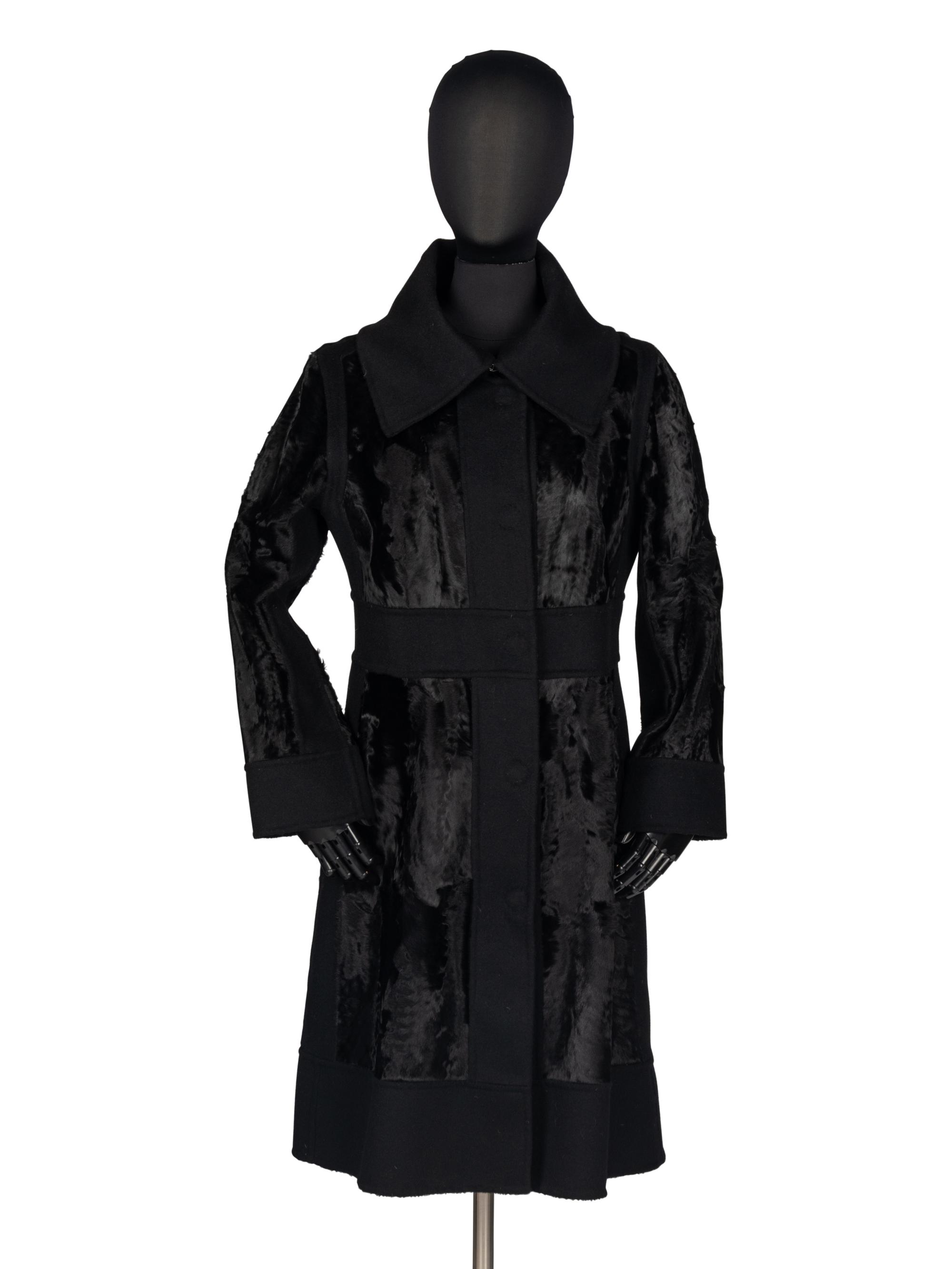 J. Mendel Broadtail and Wool Coat