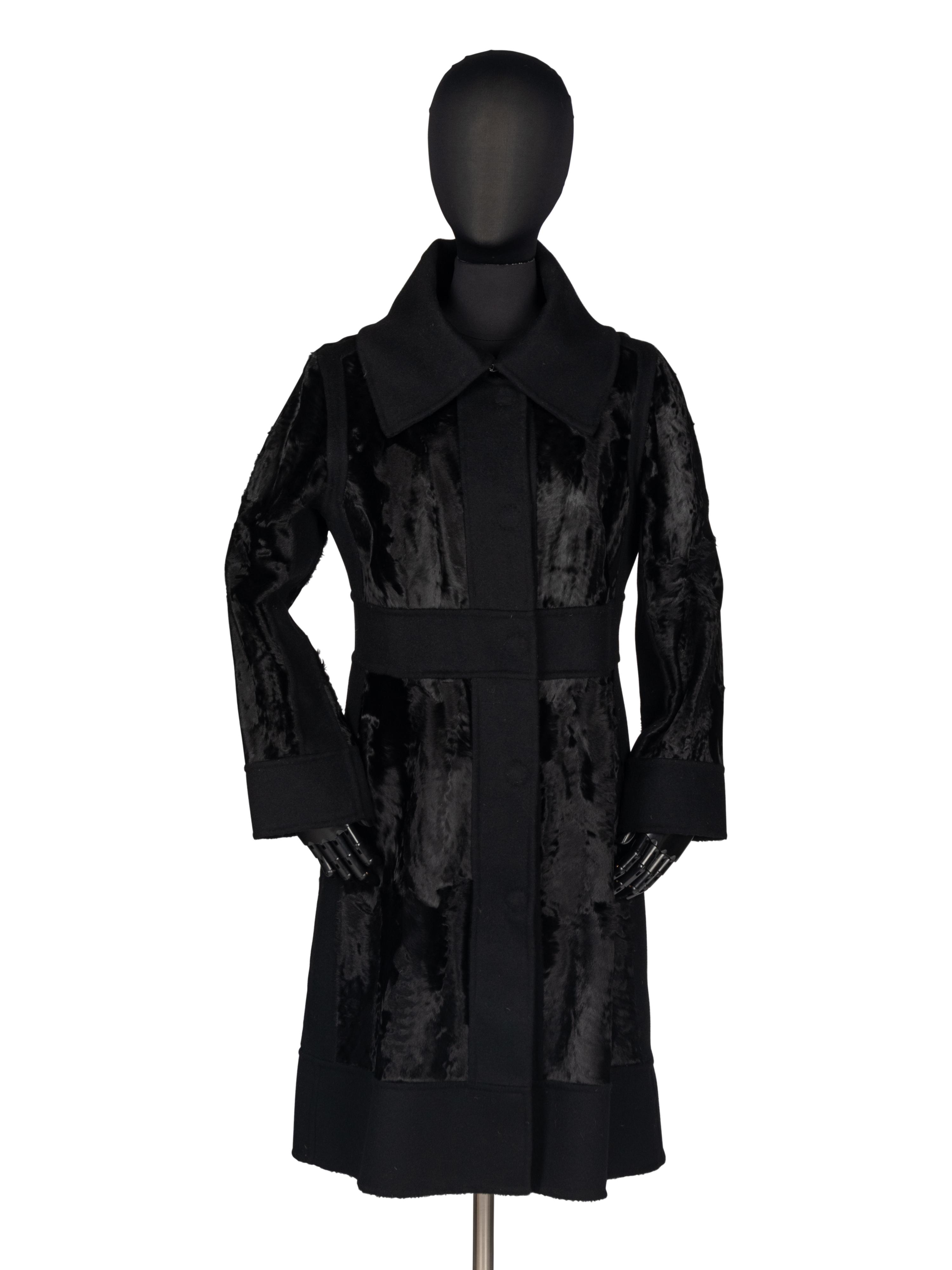 J. Mendel Broadtail and Wool Coat
