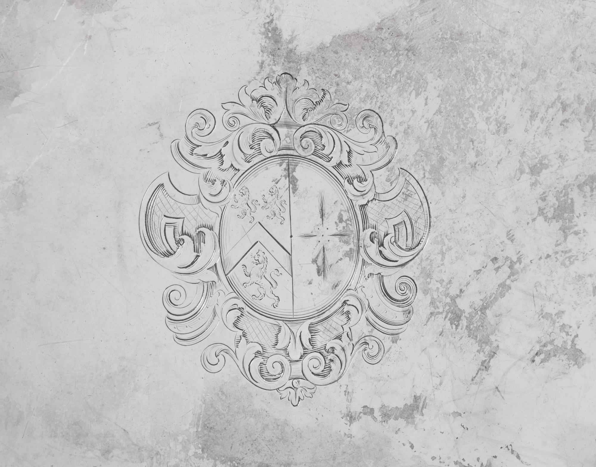 A George I Brittania Silver Cake Dish